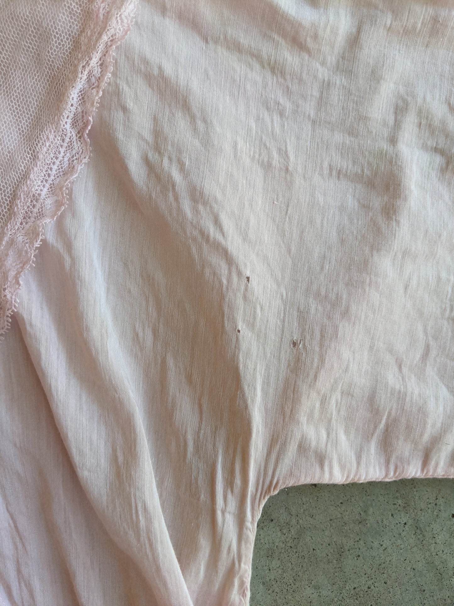 1910s Pink Cotton Dress
