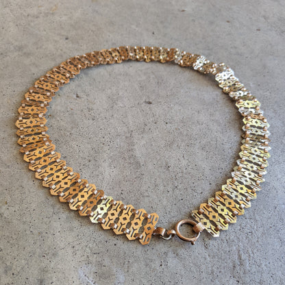 19th C. Gold Filled Fancy Chain