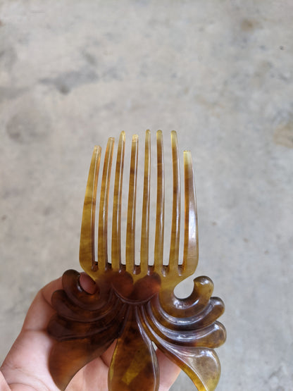 Early Vintage Faux Tortoise Shell Hair Comb