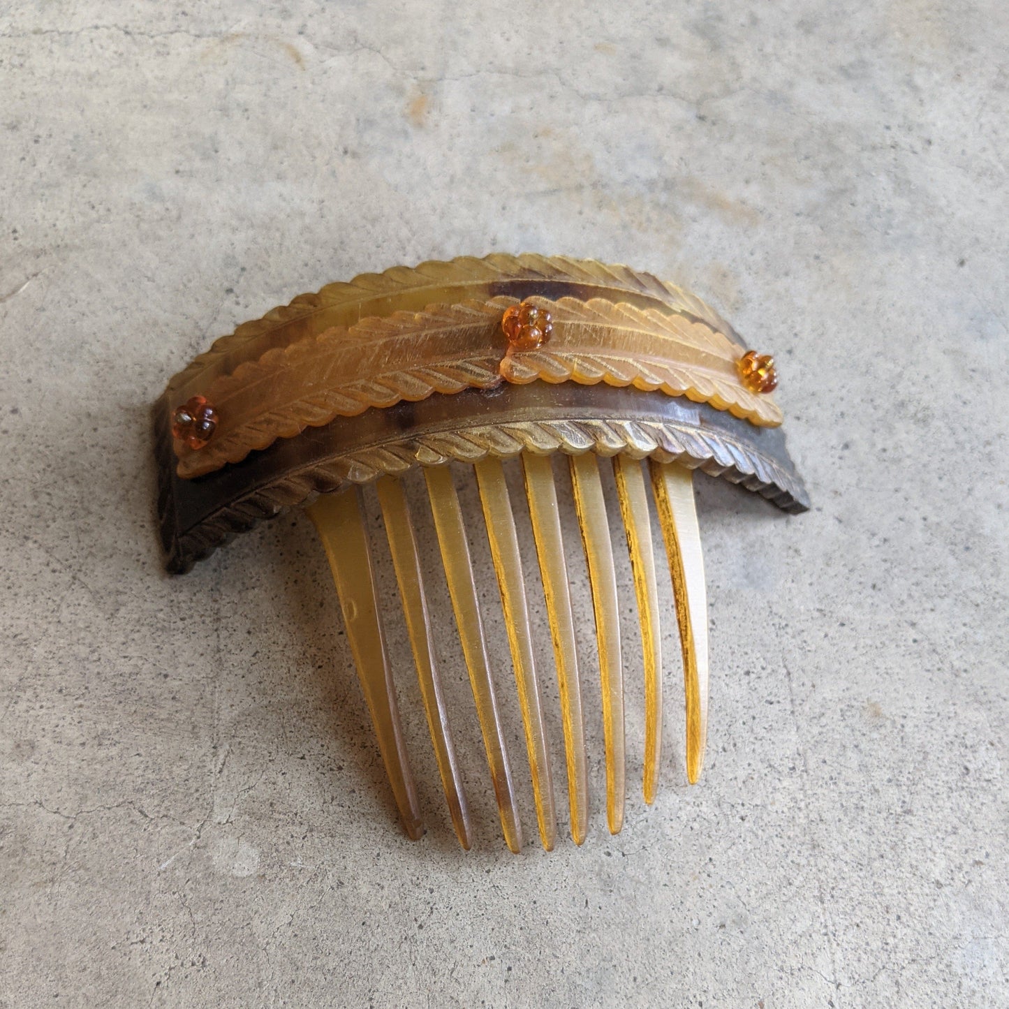 19th C. Hinged Hair Comb