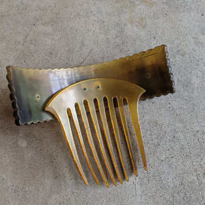 19th C. Hinged Hair Comb
