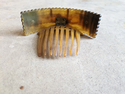 19th C. Hinged Hair Comb