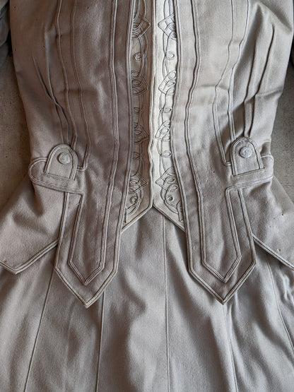1905-1906 Grey Wool Ensemble | Study + Display