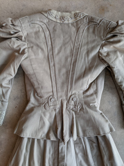 1905-1906 Grey Wool Ensemble | Study + Display