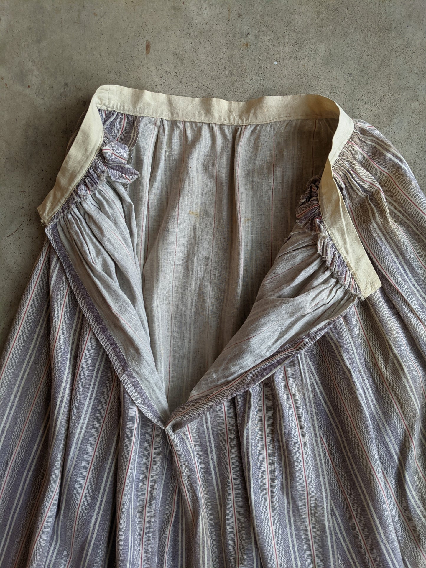 1880s Cotton Dress + Skirt
