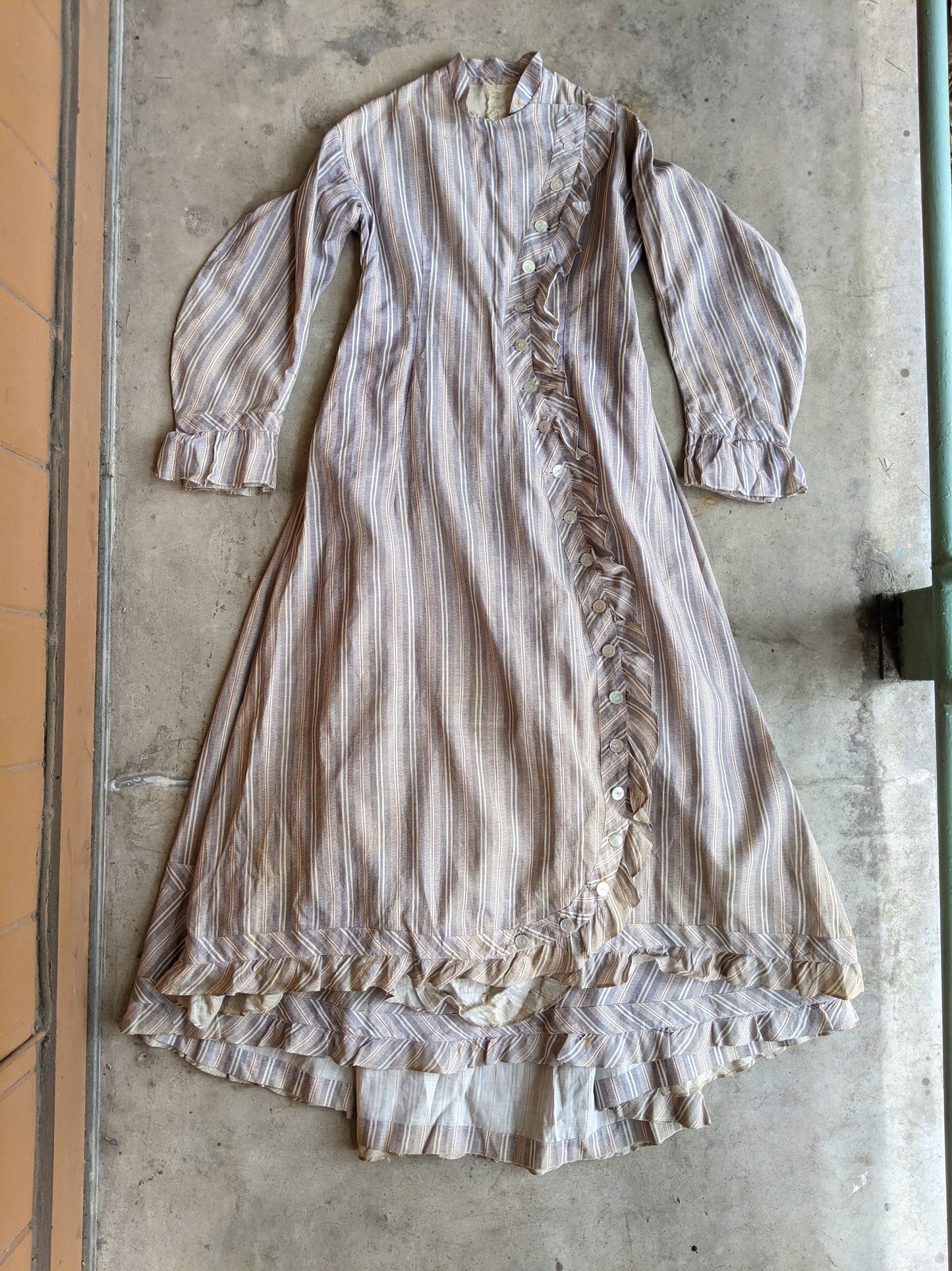 1880s Cotton Dress + Skirt