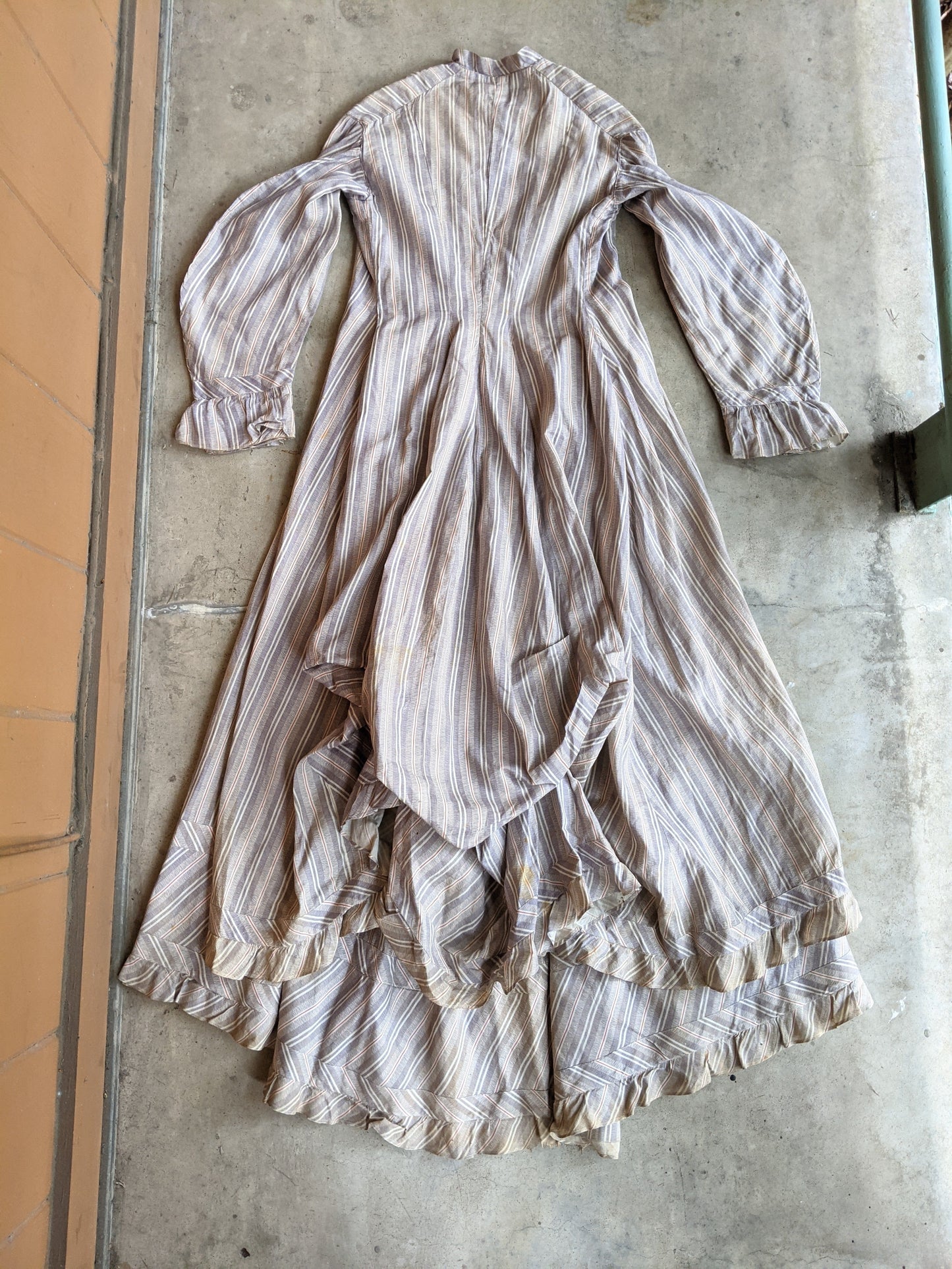 1880s Cotton Dress + Skirt