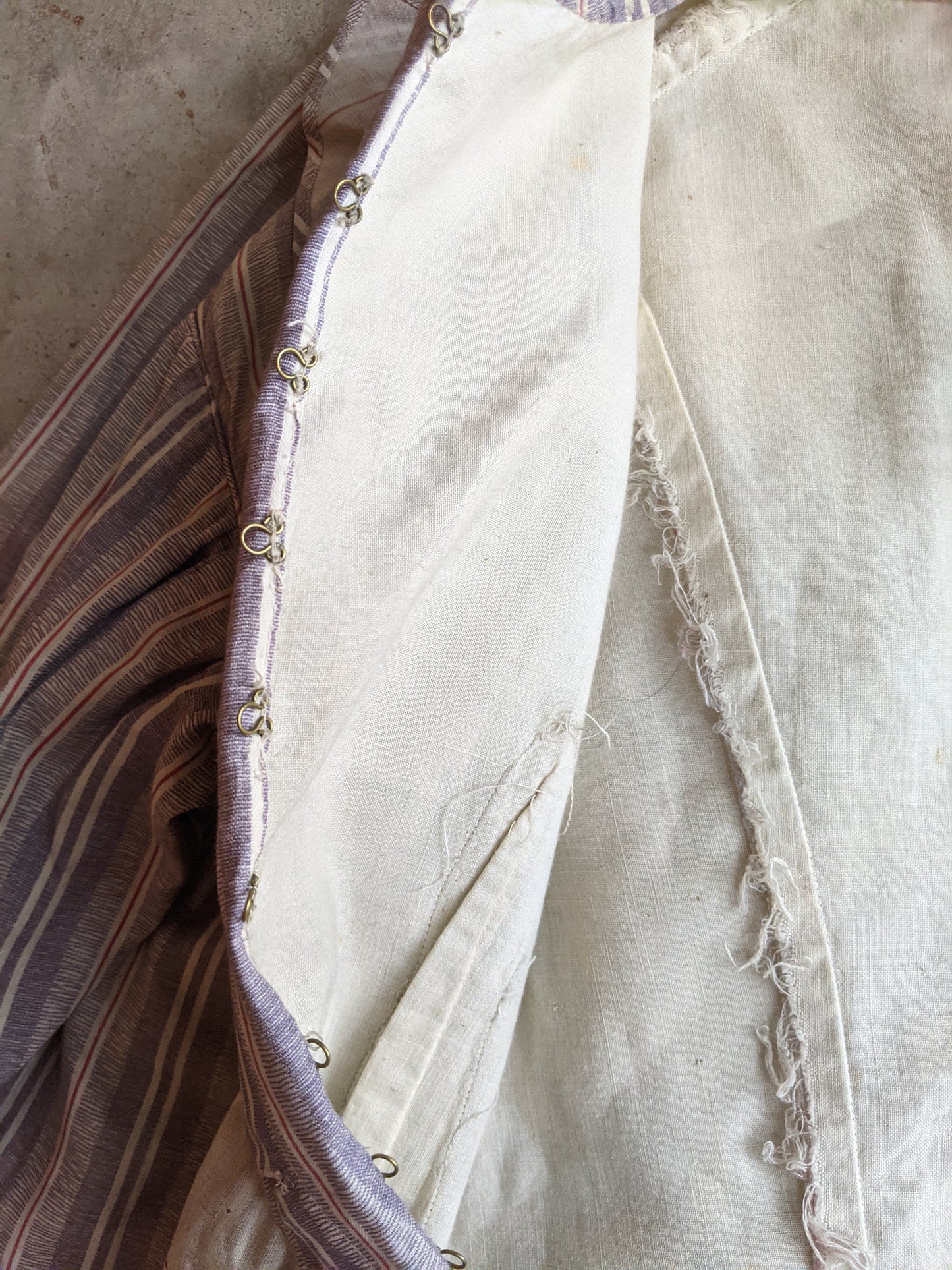 1880s Cotton Dress + Skirt