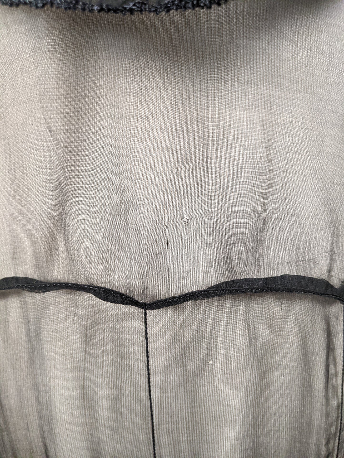 1930s Black Silk + Lace Dress