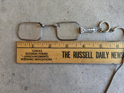 1900s-1910s Sterling Silver Lorgnette