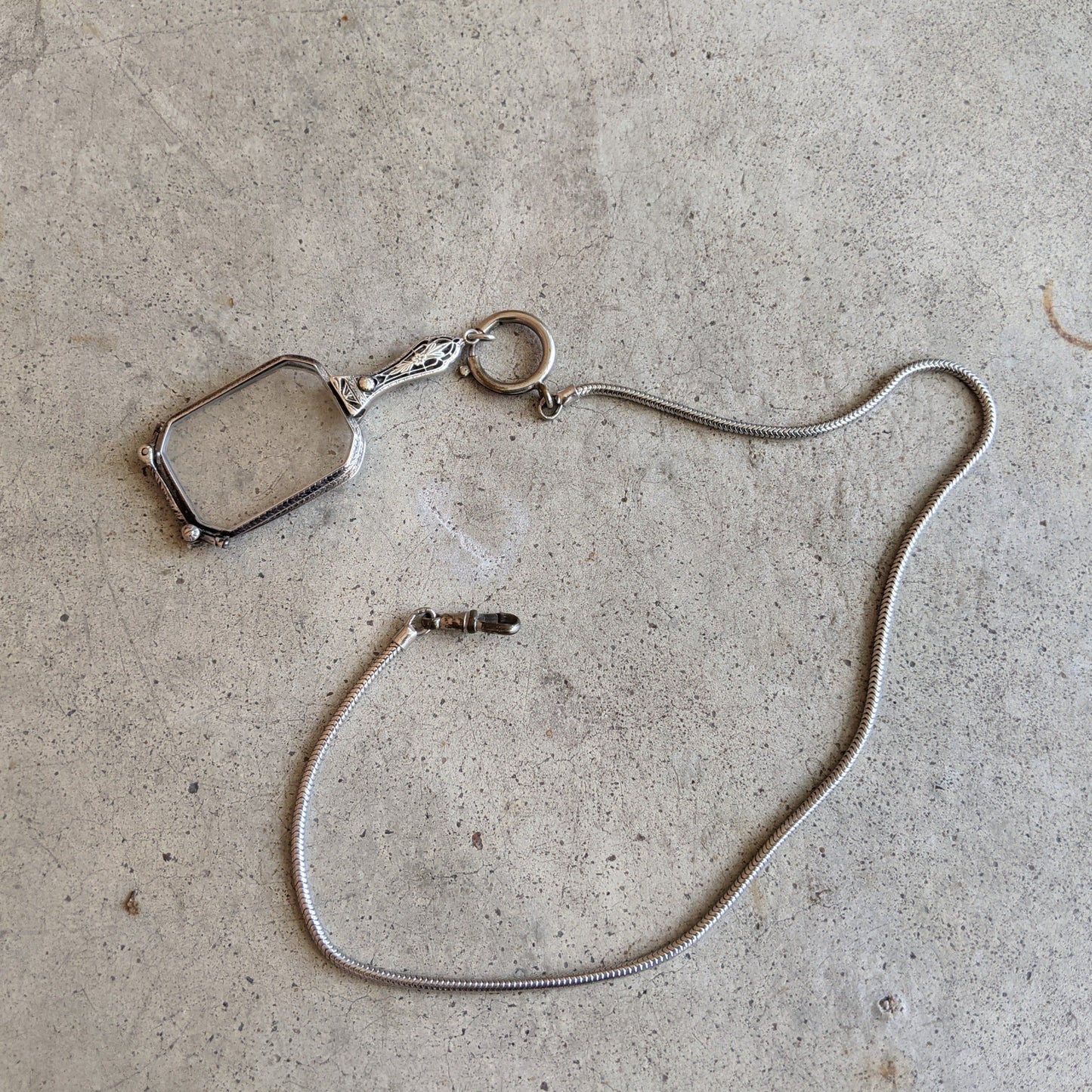 1900s-1910s Sterling Silver Lorgnette