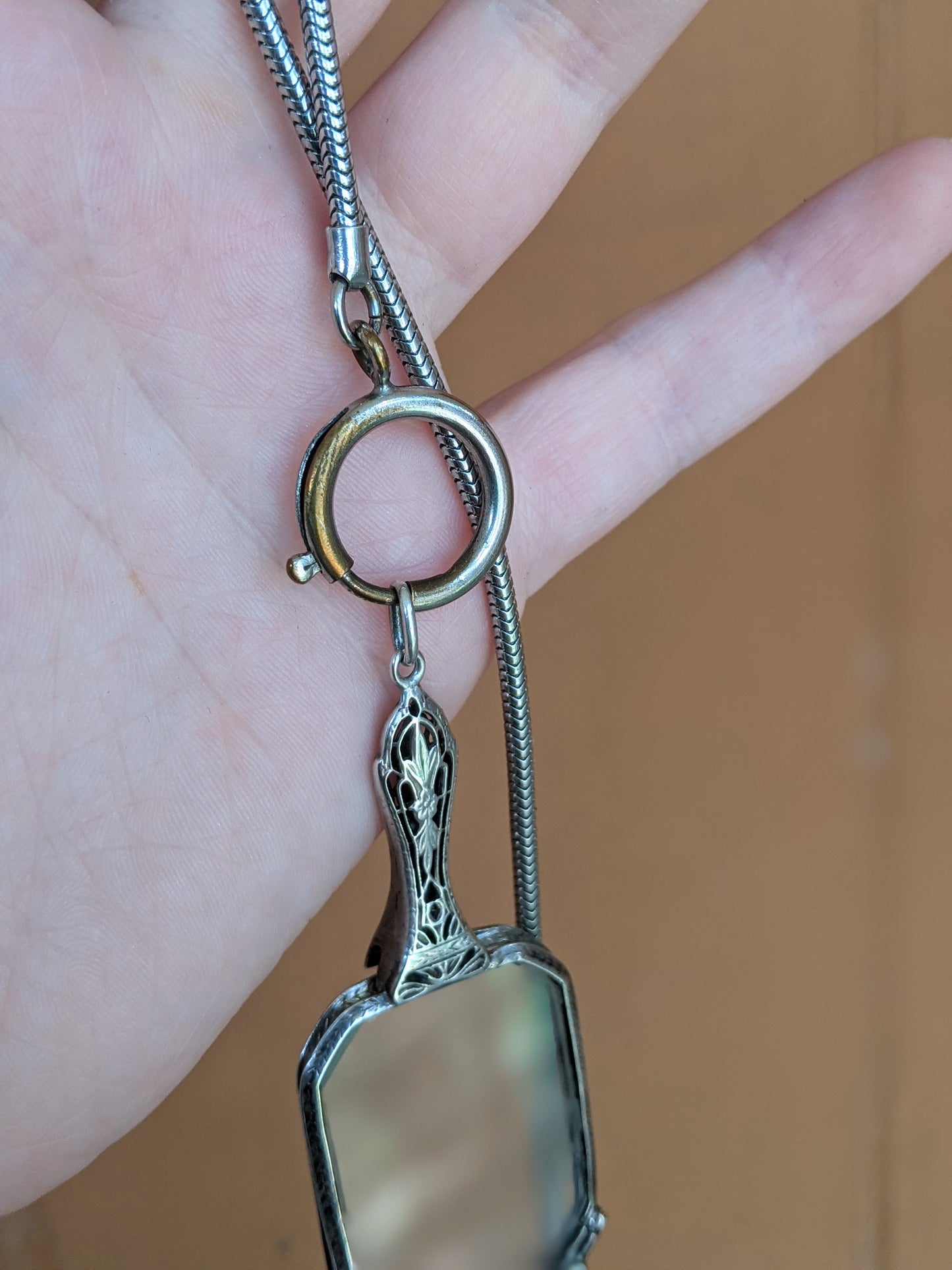 1900s-1910s Sterling Silver Lorgnette