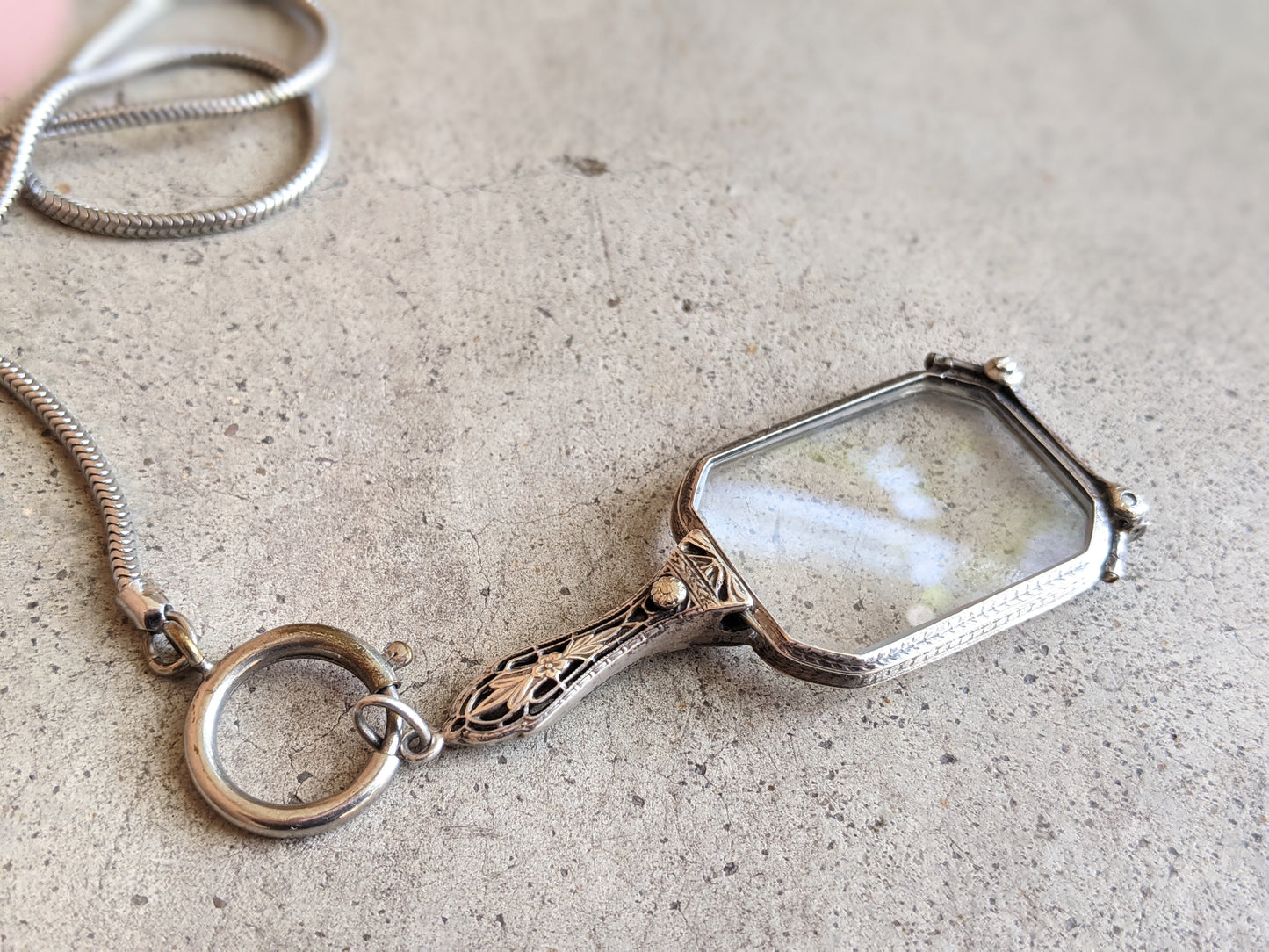 1900s-1910s Sterling Silver Lorgnette