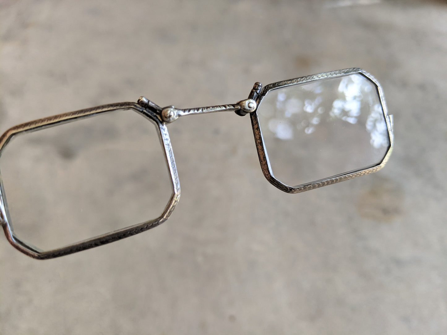 1900s-1910s Sterling Silver Lorgnette