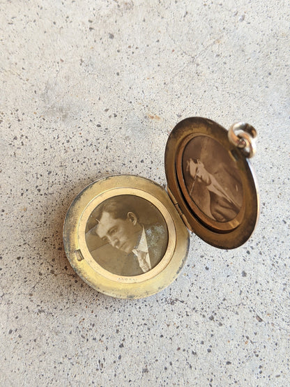 1890s-1900s Grape Motif Mourning Locket