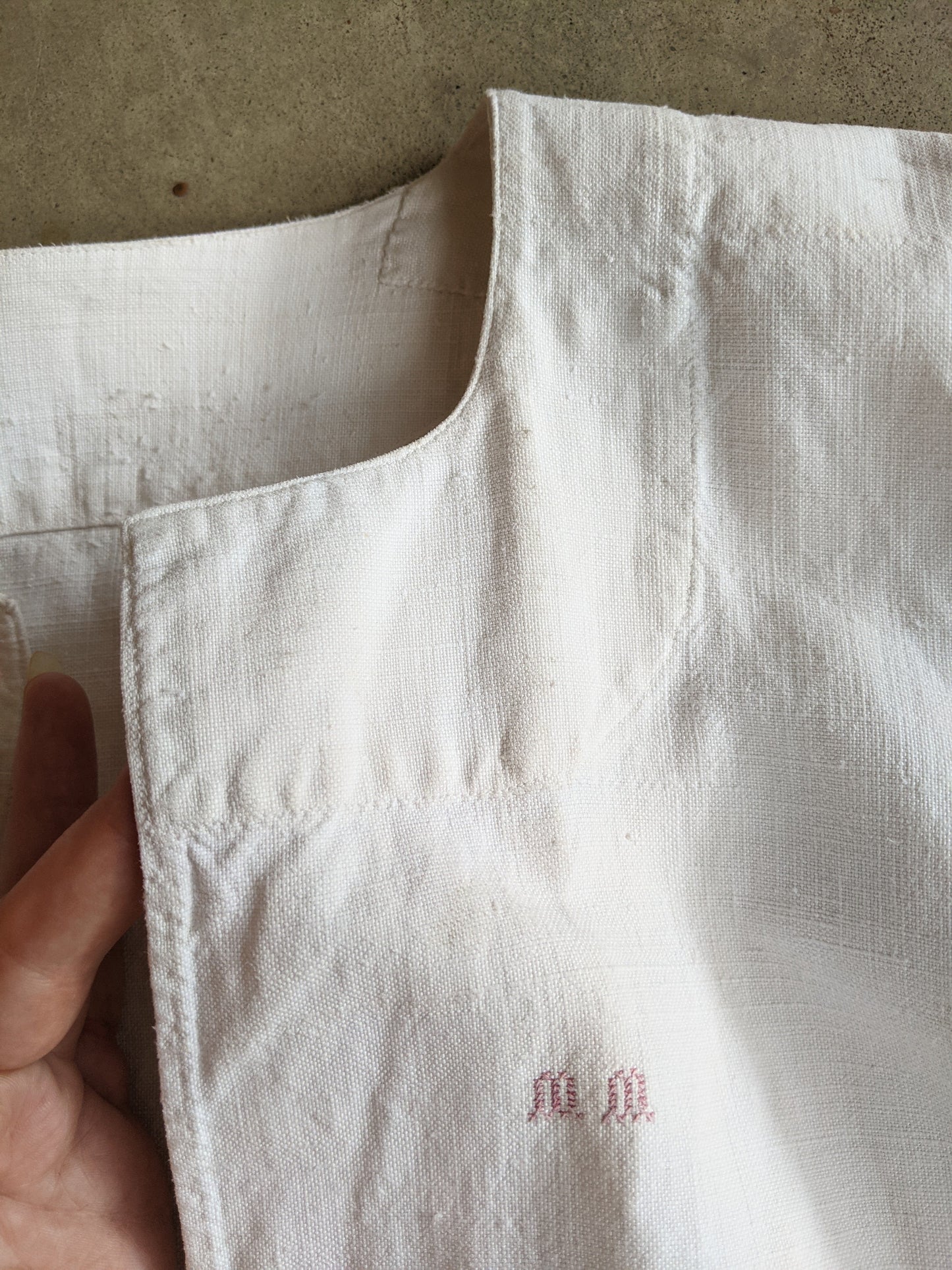 1900s French Linen Chemise