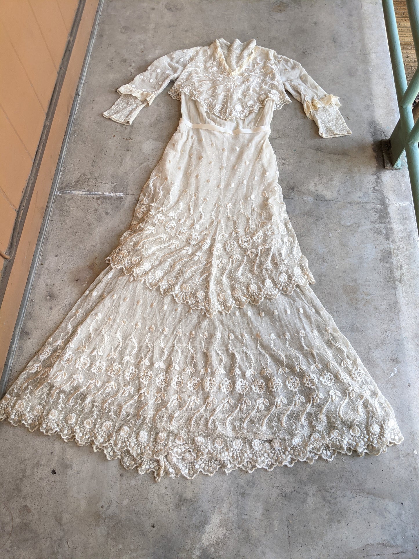 1900s Net Lace Dress