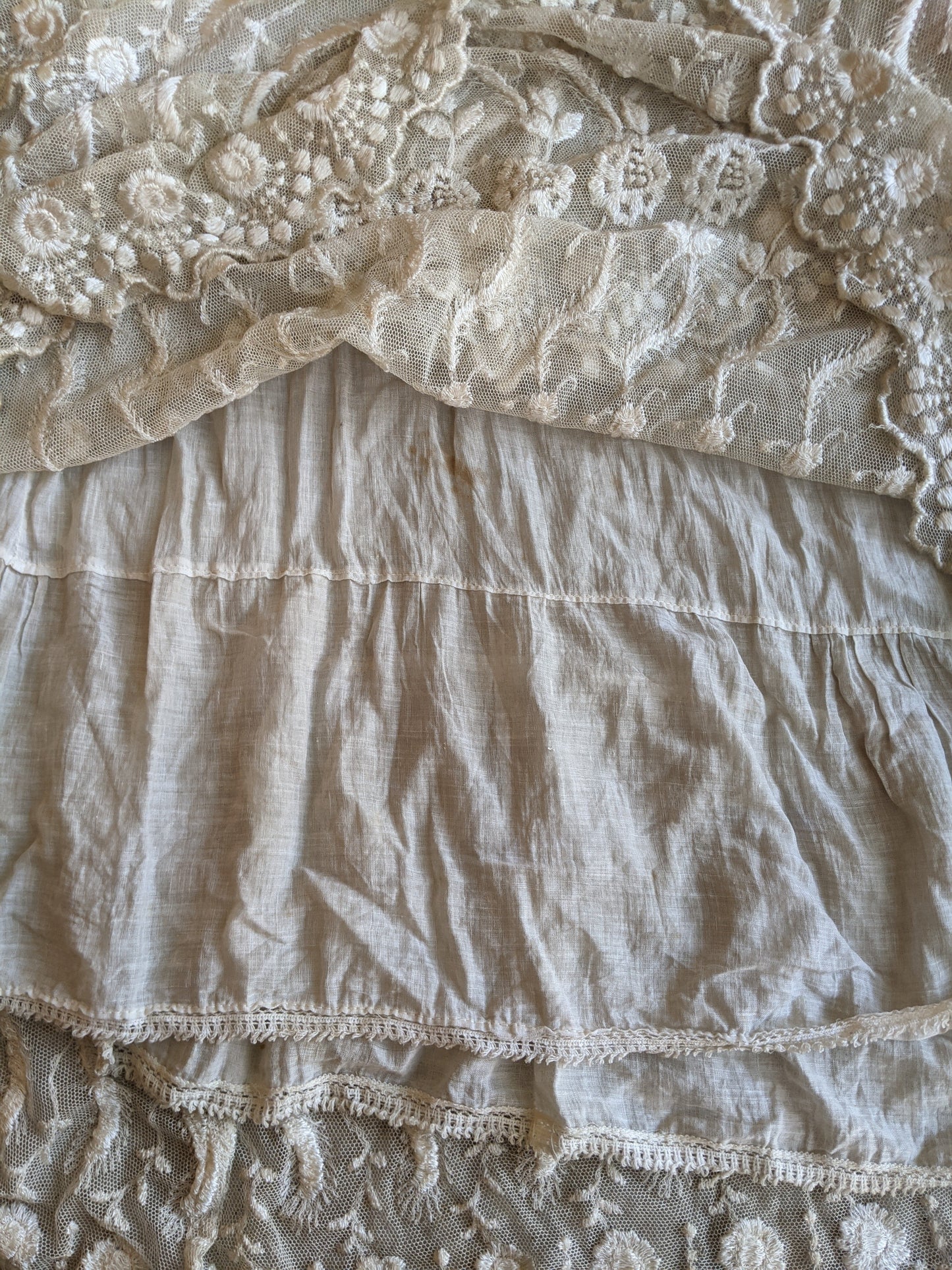 1900s Net Lace Dress