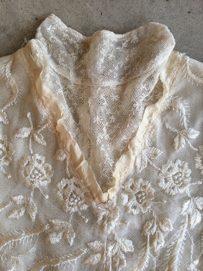 1900s Net Lace Dress
