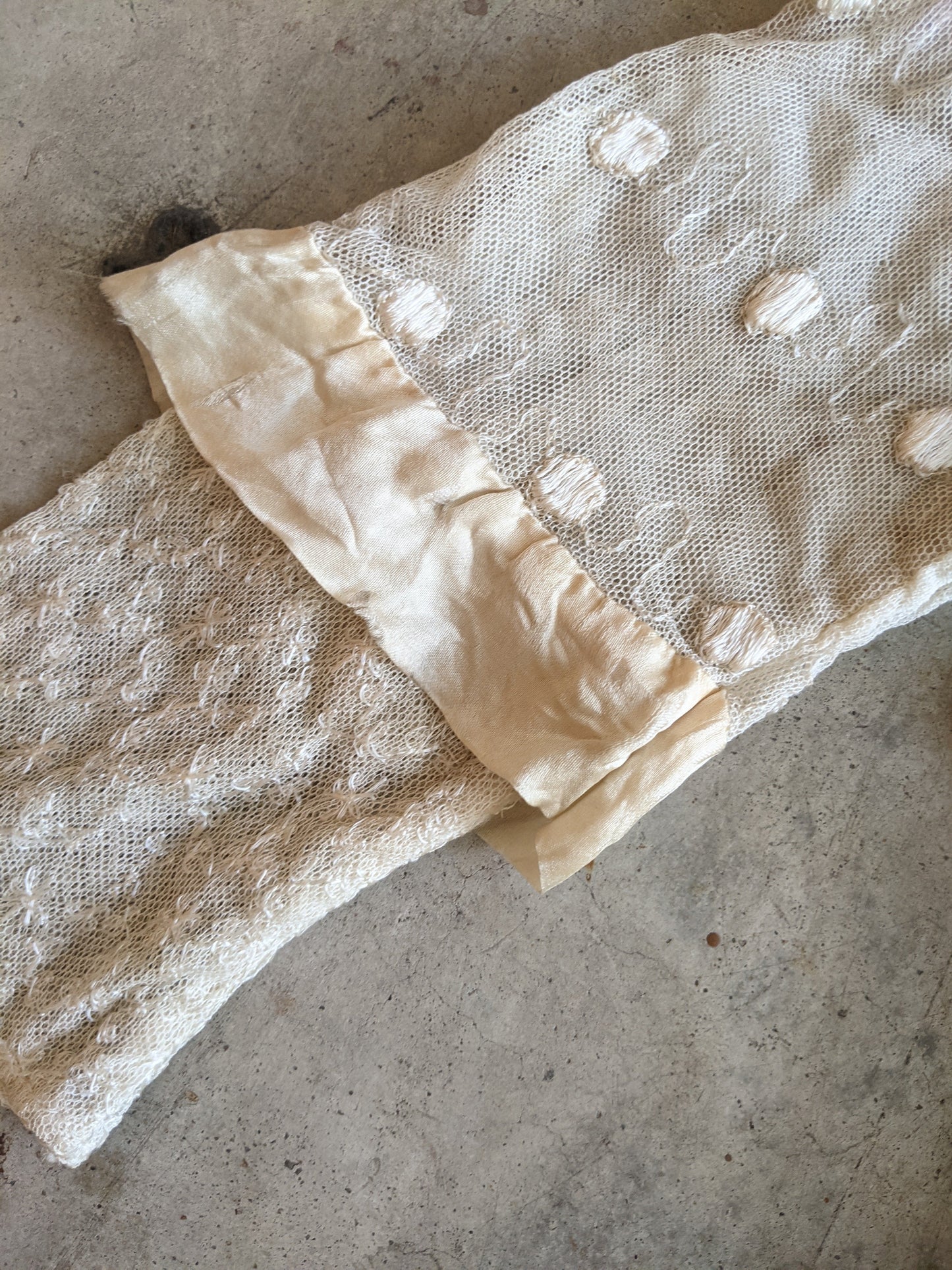 1900s Net Lace Dress