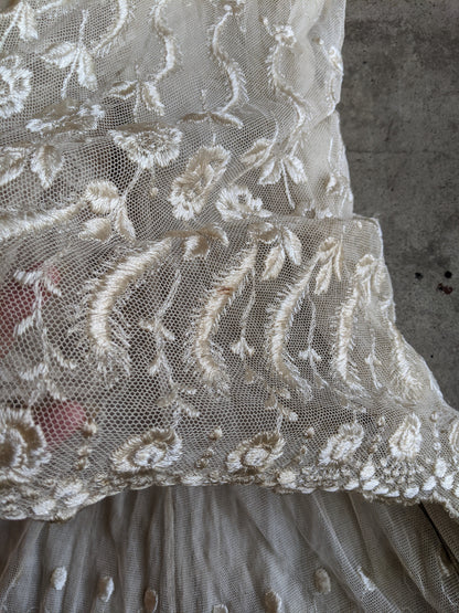 1900s Net Lace Dress