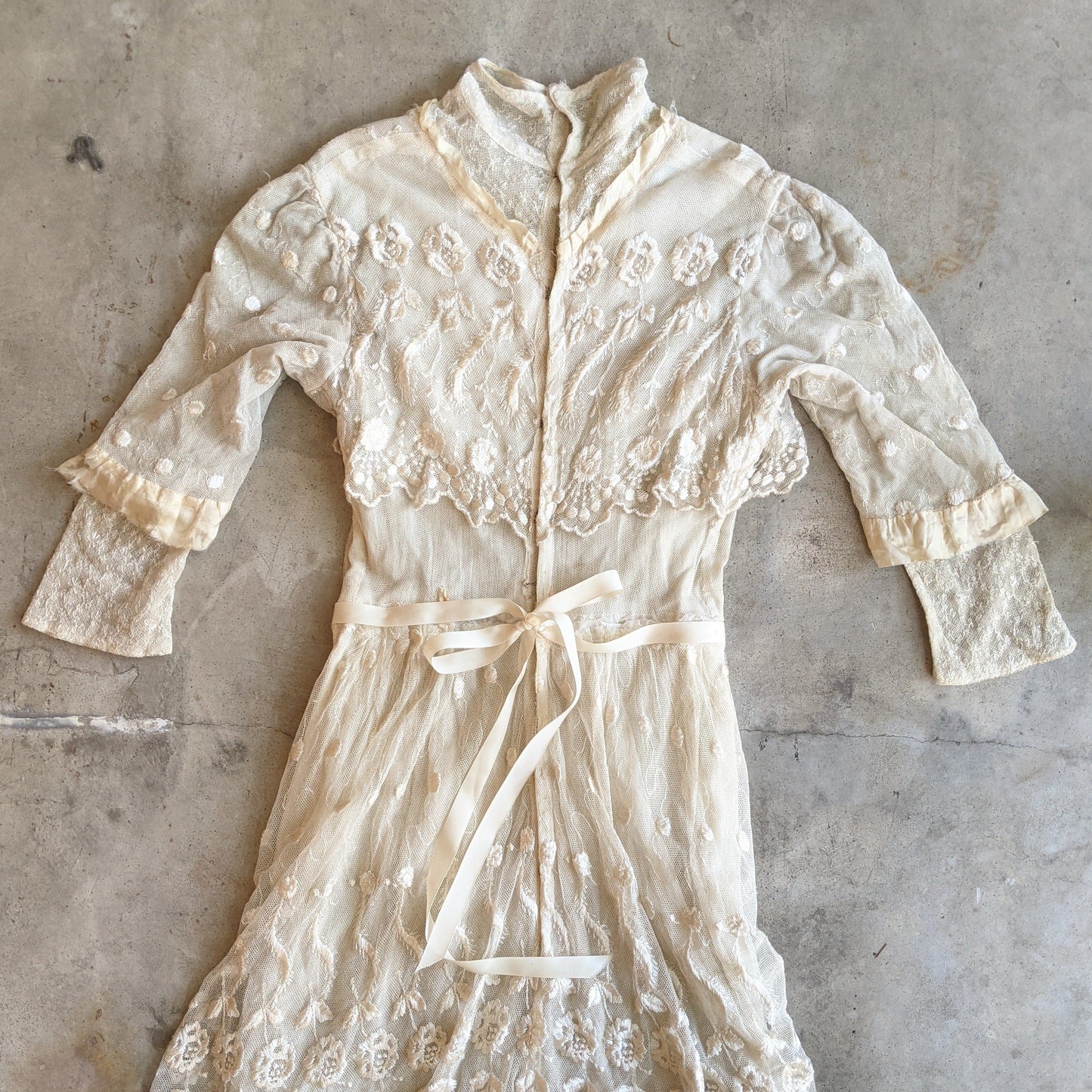1900s Net Lace Dress