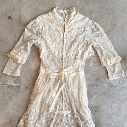 1900s Net Lace Dress