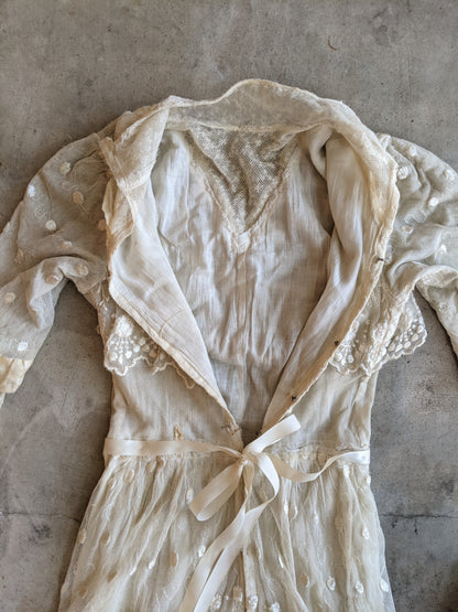 1900s Net Lace Dress