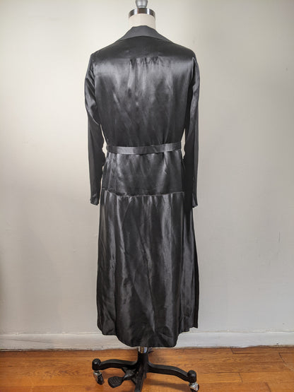 Black Silk Dress c. 1920