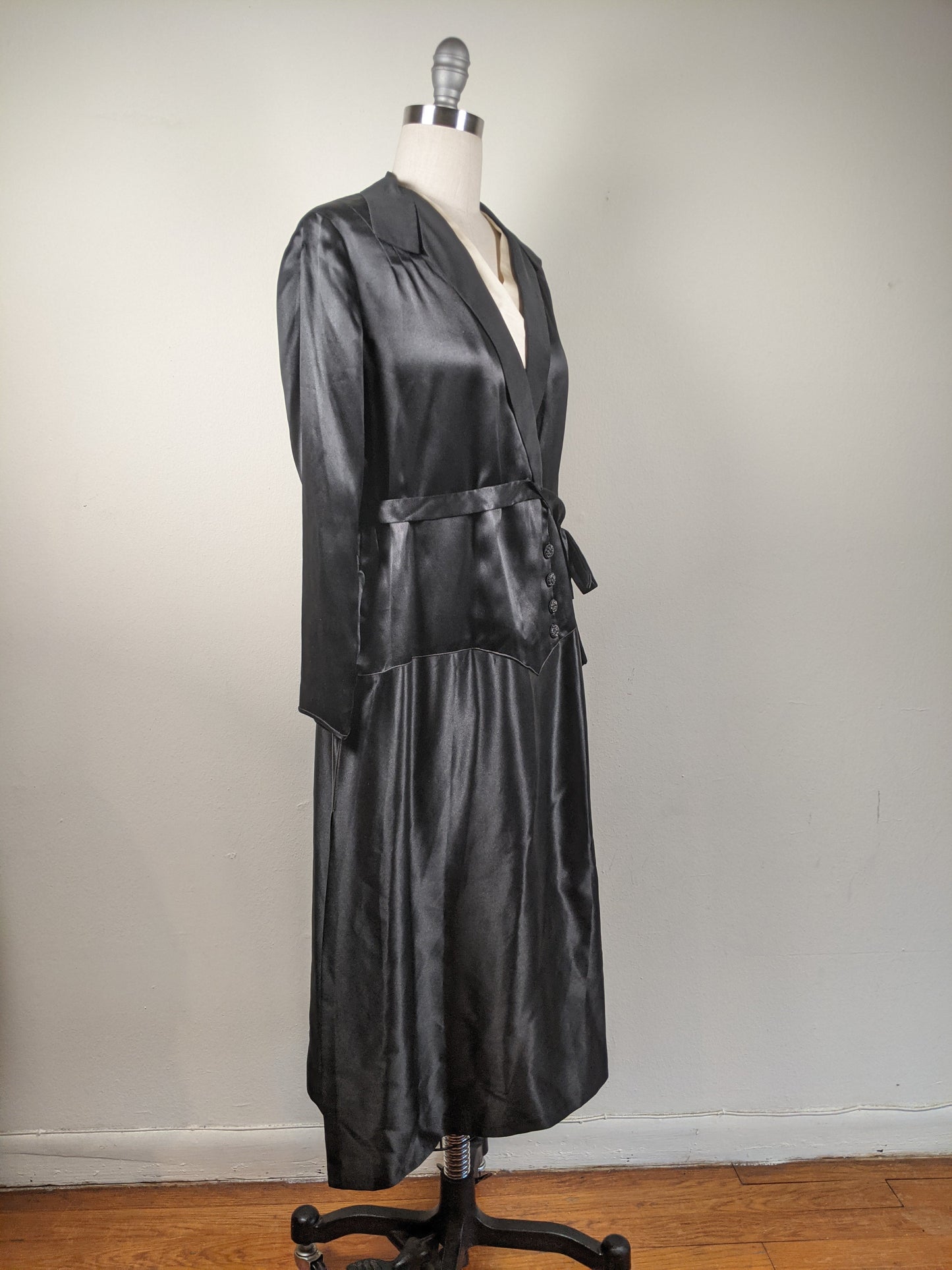 Black Silk Dress c. 1920