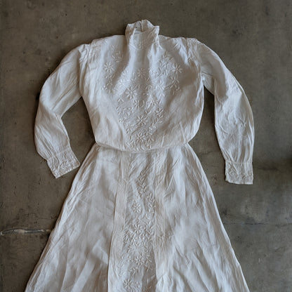 1900s Whitework Embroidery Dress
