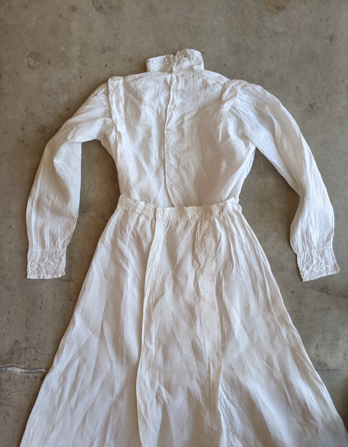 1900s Whitework Embroidery Dress