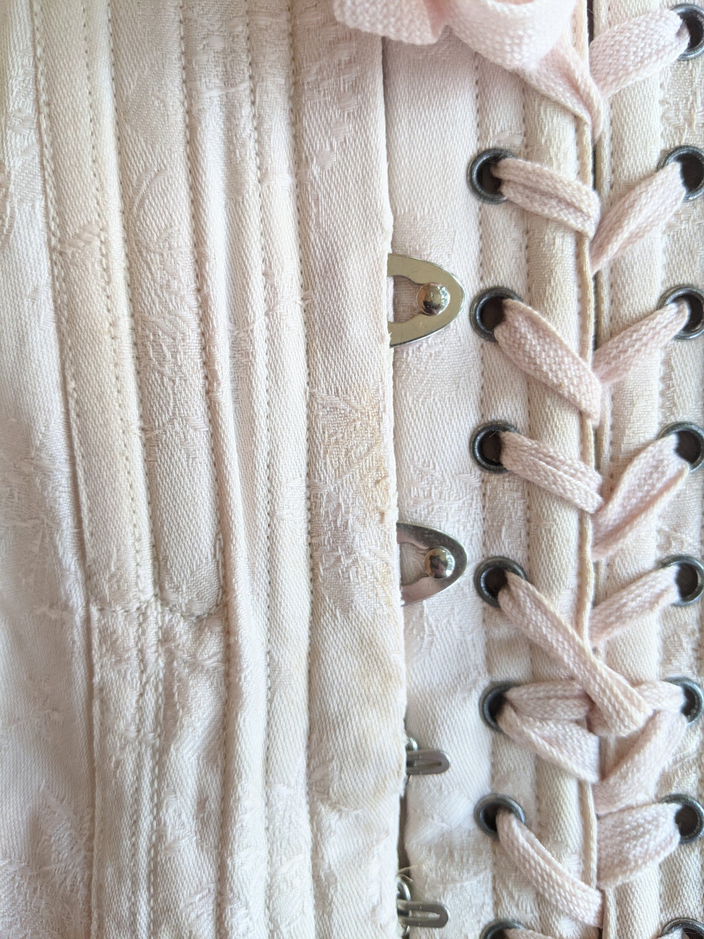Late 1910s Pink Deadstock Gossard Corset | Sz 21