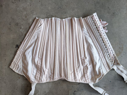 Late 1910s Pink Deadstock Gossard Corset | Sz 21