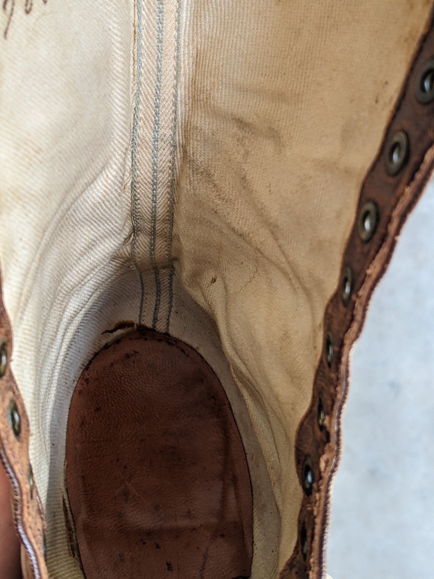 1910s-1920s Brown Louis Heel Boots | Sz 7.5-8