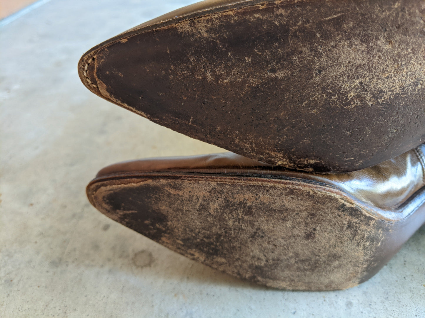 1910s-1920s Brown Louis Heel Boots | Sz 7.5-8