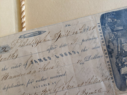 19th c. Papier Mache Folio / Blotter Book
