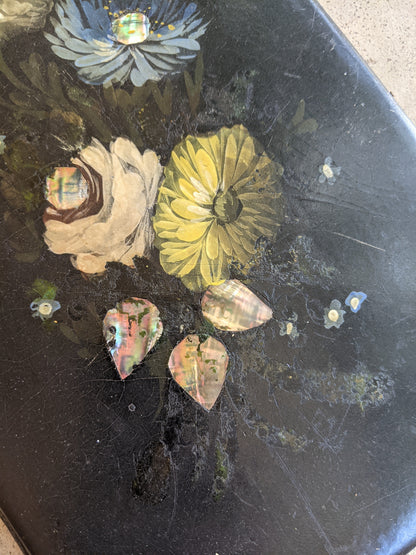 19th c. Papier Mache Folio / Blotter Book