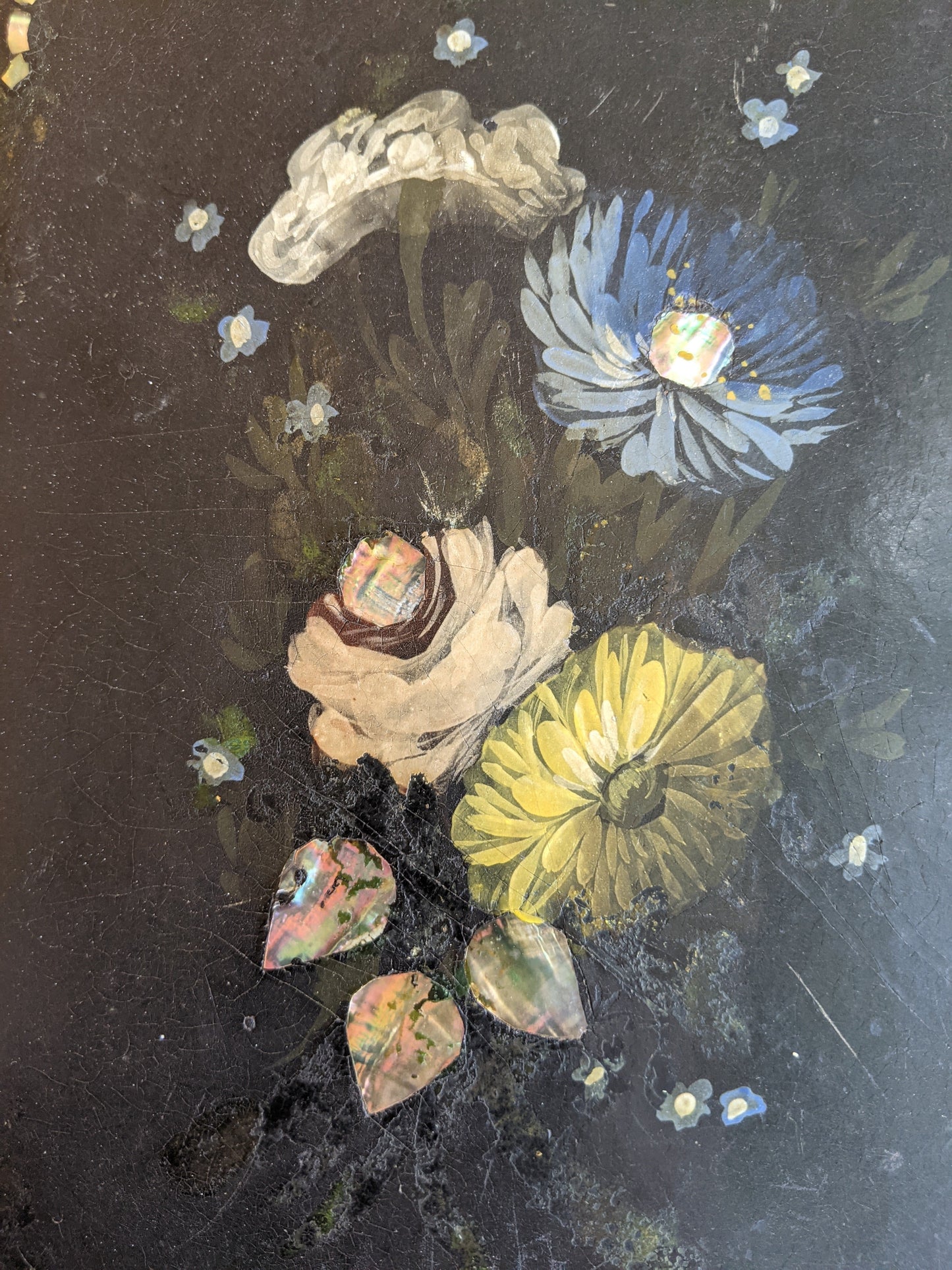 19th c. Papier Mache Folio / Blotter Book