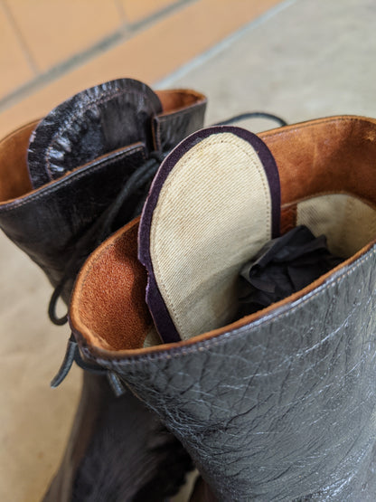 1900s Side Lacing Boots | Approx Sz 7.5-8