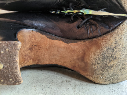 1900s Side Lacing Boots | Approx Sz 7.5-8