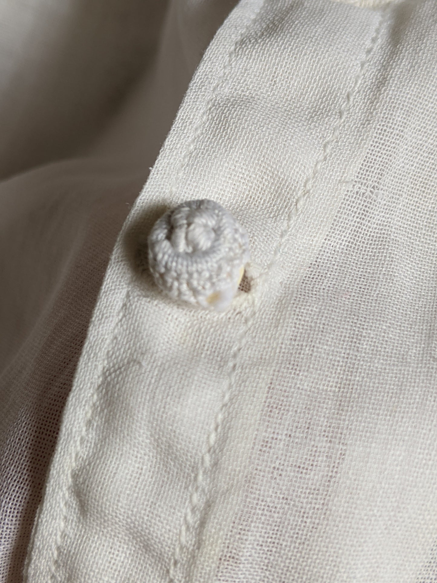 1910s Lilac Embroidered Blouse