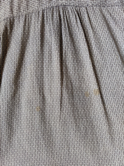 1900s Black + White Cotton Dress