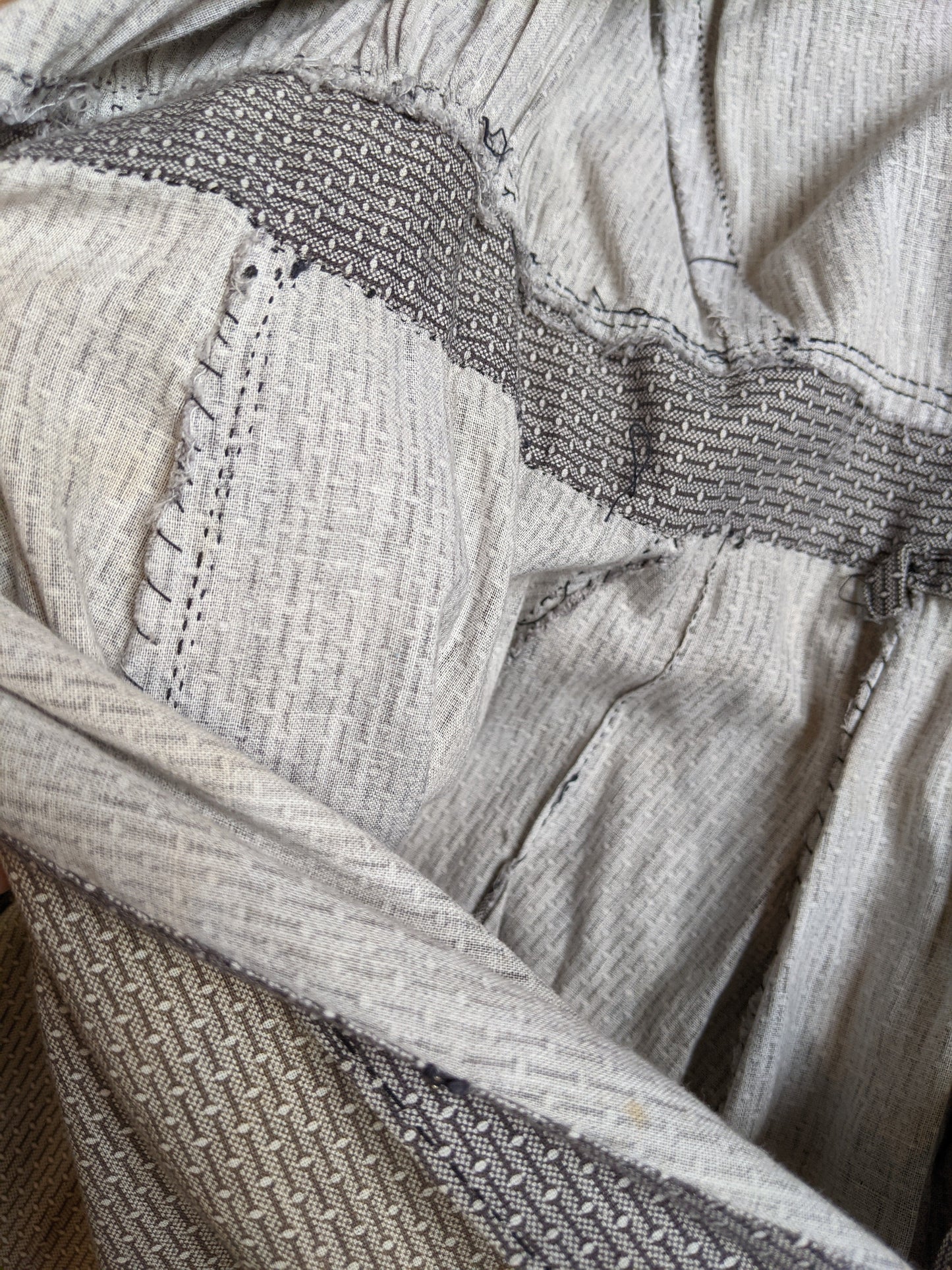 1900s Black + White Cotton Dress