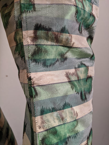 1890s Green Leaf Pattern Dress | Study + Display