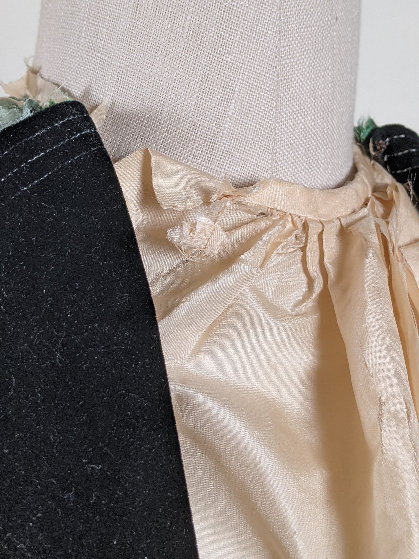 1890s Green Leaf Pattern Dress | Study + Display