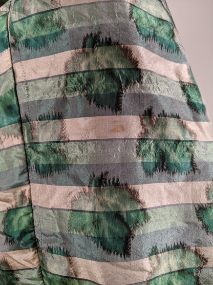 1890s Green Leaf Pattern Dress | Study + Display