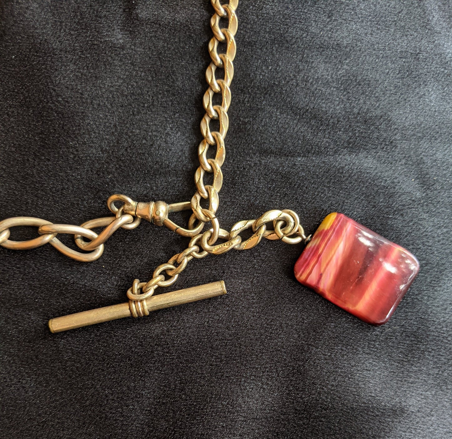 19th c. Watch Fob Necklace
