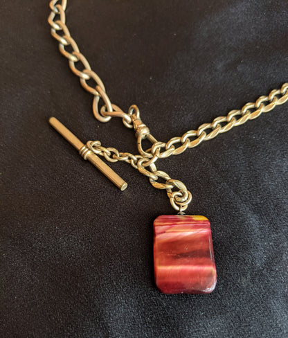 19th c. Watch Fob Necklace
