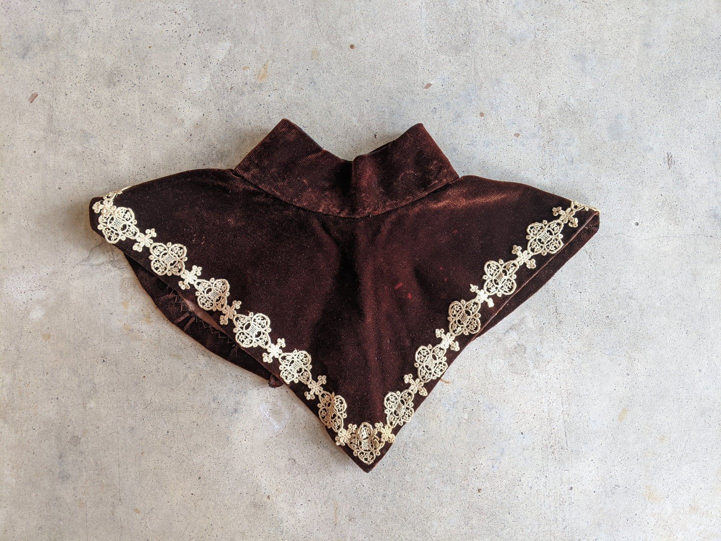 1890s-1900s Velveteen Collar